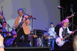 Bobby Vee performs with his Sons (Jeff, on drums) (Tommy, on stand up bass) (Tommy's sons, Bennett on drums and Liam on guitar)